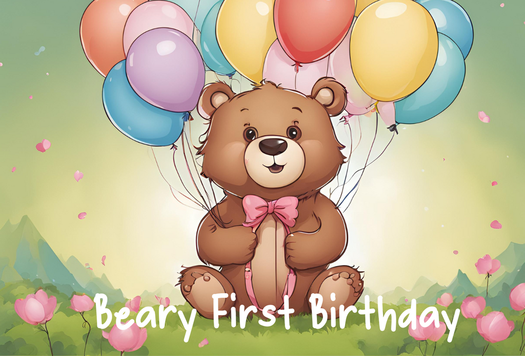 beary first birthday party supplies and decorations