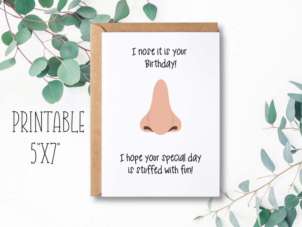 Printable Funny Birthday Card