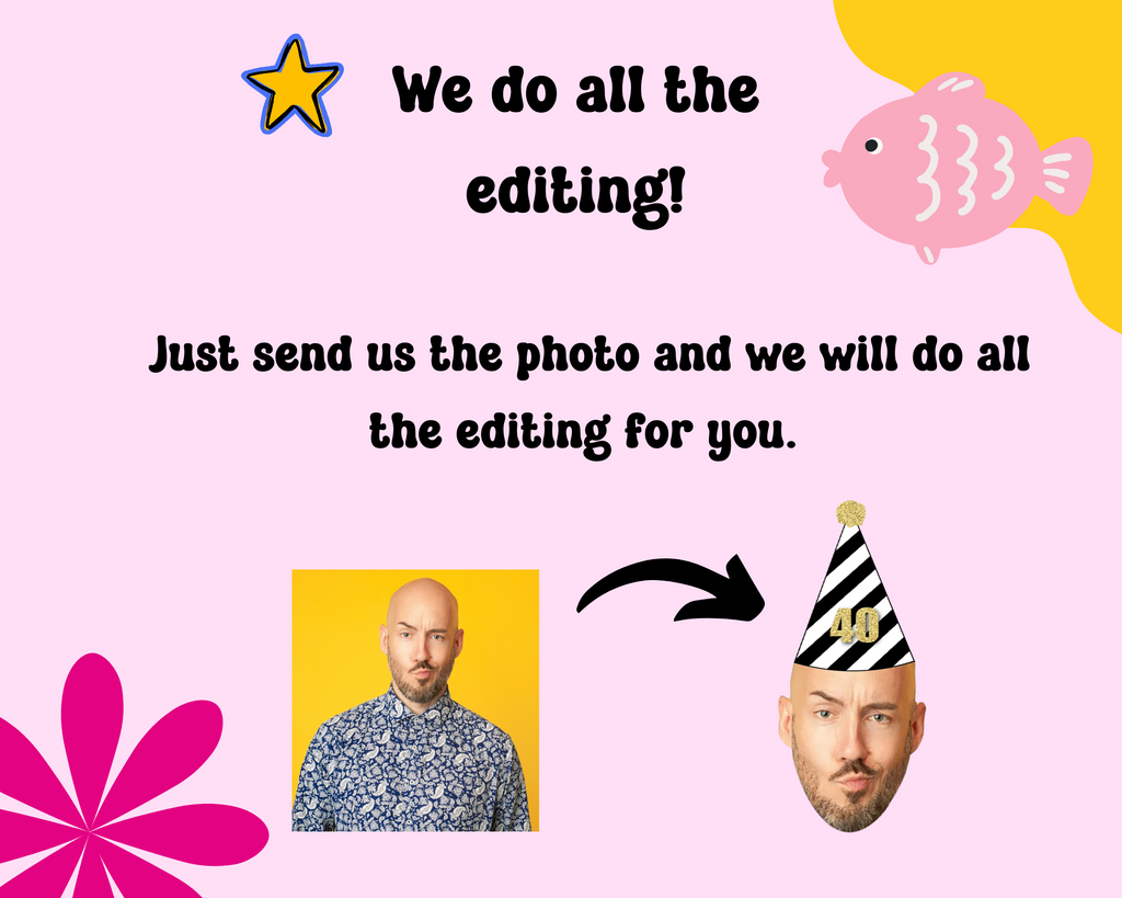 we edit the photo for your face drink stirrers