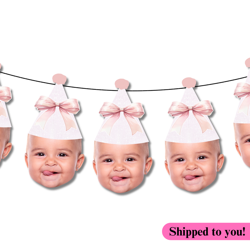 Pink Bow Face Banner