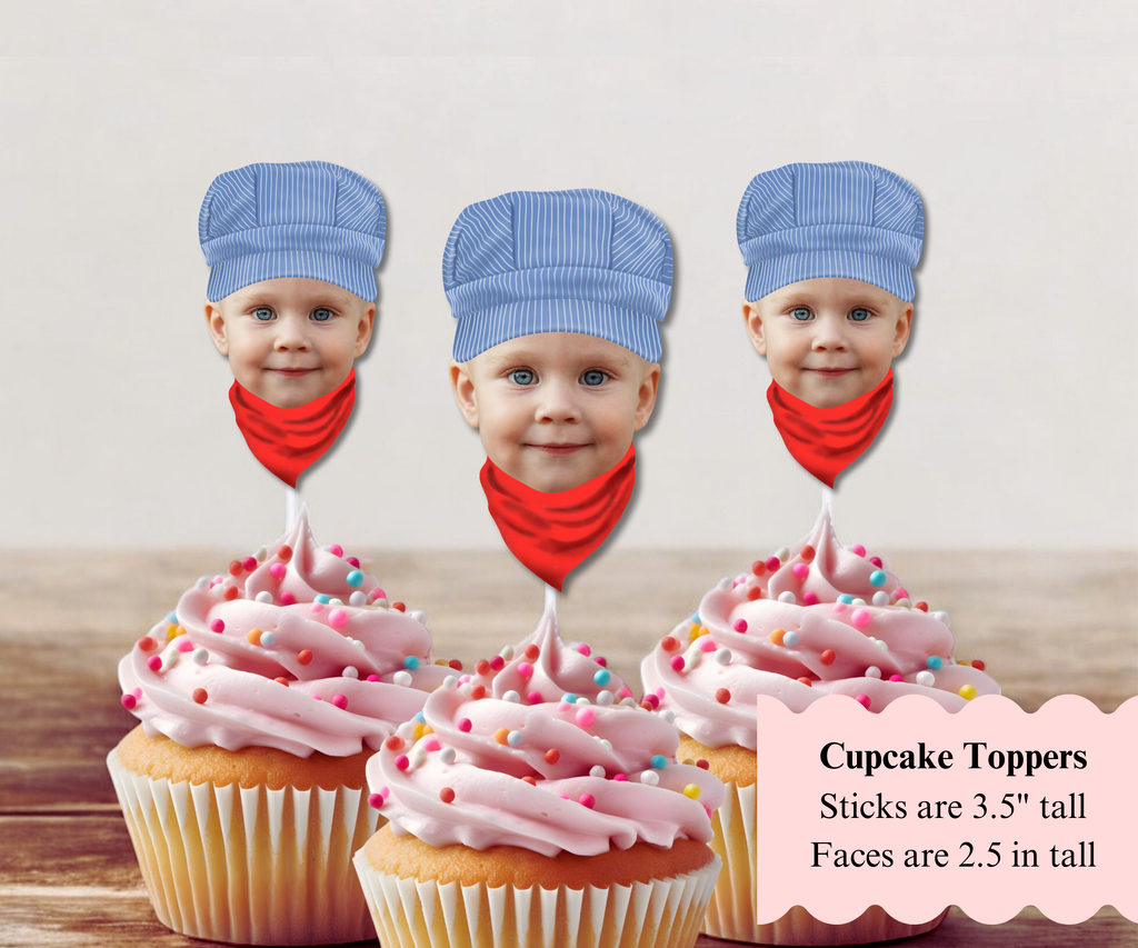 cupcake toppers for train party